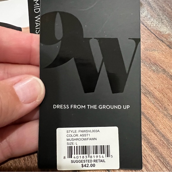 { nine west } mid waist thigh shaper, large - Picture 5 of 5